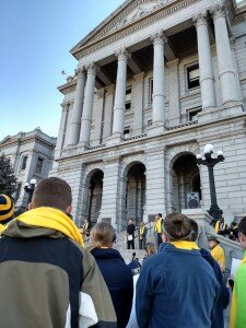 Senator Michael Johnston at the School Choice Rally