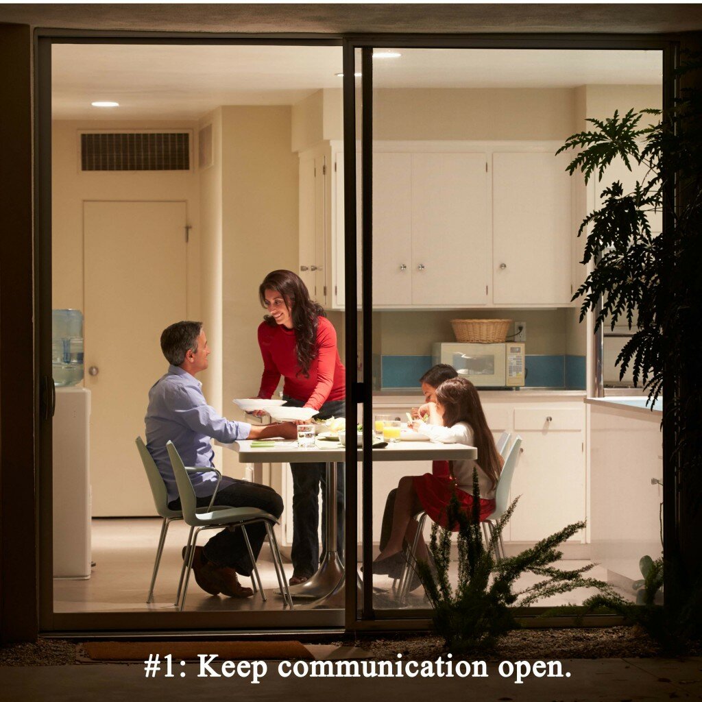 keep communication open